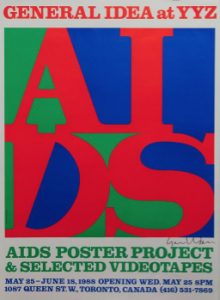 General Idea, AA Bronson AIDS poster