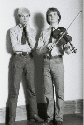 GEORGE DUBOSE – Andy Warhol and Walter Steding posing