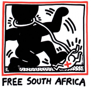 KEITH HARING, Free South Africa. global galleries