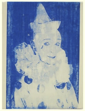 Ford Beckman – Clown Portrait Blue # 10