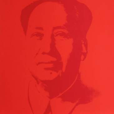 ANDY WARHOL (Sunday B. Morning) – Mao Red