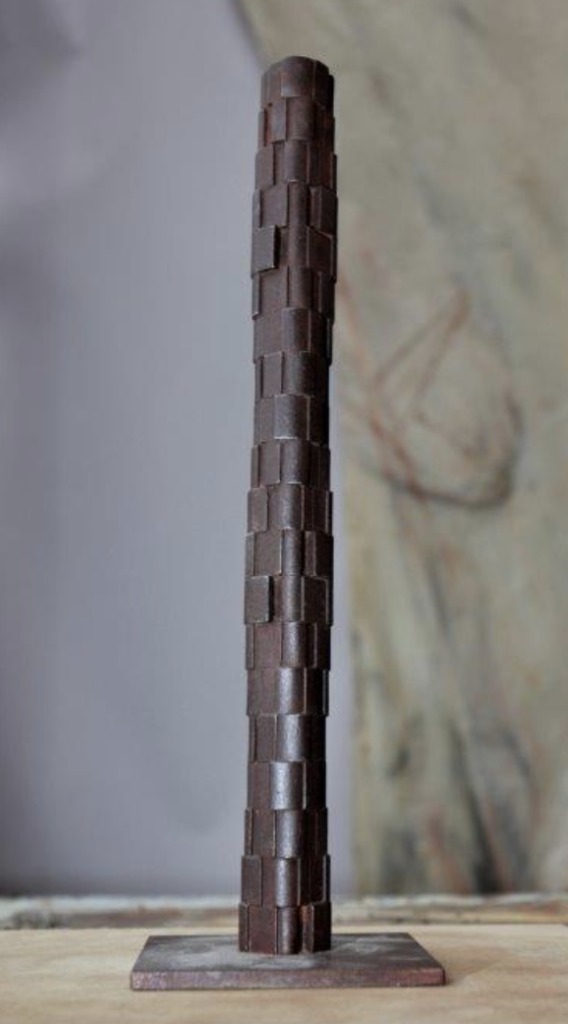 Peter Jacobi - Modular column, iron cast. Global Galleries